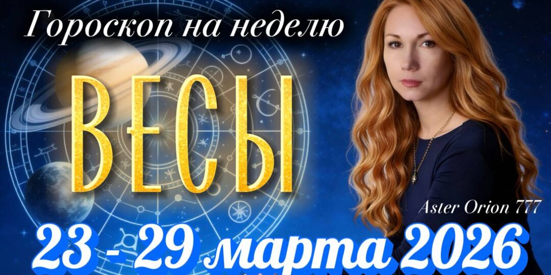♎️ ВЕСЫ (Гороскоп с 23 по 29 марта 2026 года)