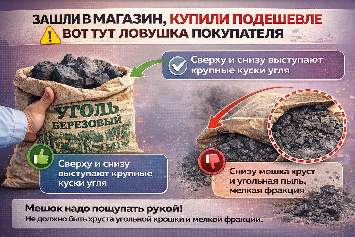 ОРЕНУГОЛЬ - Поставщик крупного березового угля двойного просева в рестораны и торговые сети в Оренбурге, Самаре и Уфе