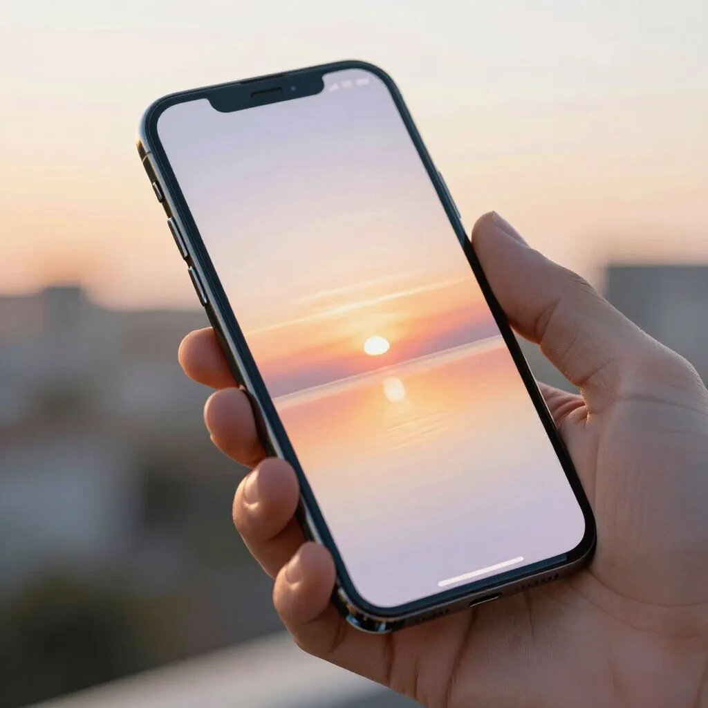 Телефон. Иллюстрация сгенерирована нейросетью