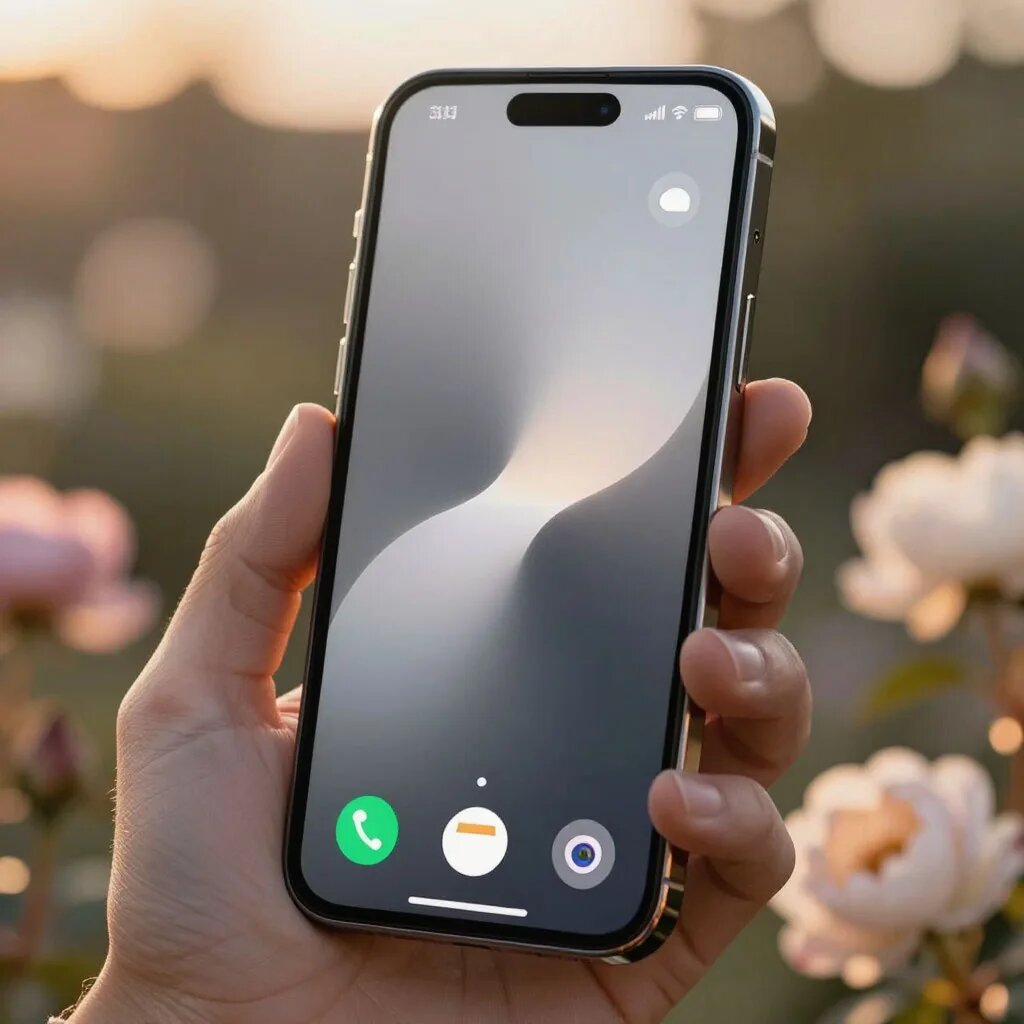 Телефон. Иллюстрация сгенерирована нейросетью