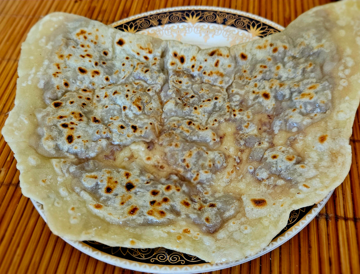 Готовая лепешка