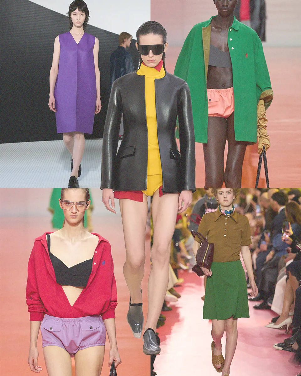 Jil Sander, Miu Miu, Prada, Loewe.