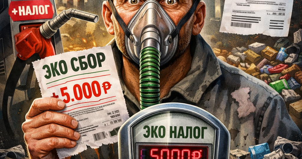 Вводится новый «экологический сбор»: каждый гражданин считается «загрязнителем» природы, поэтому платить придётся за каждый вдох
