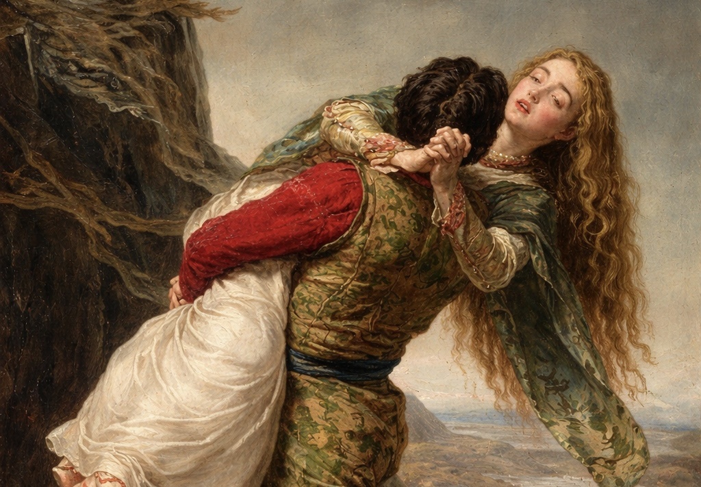 «The Crown of Love», John Everett Millais