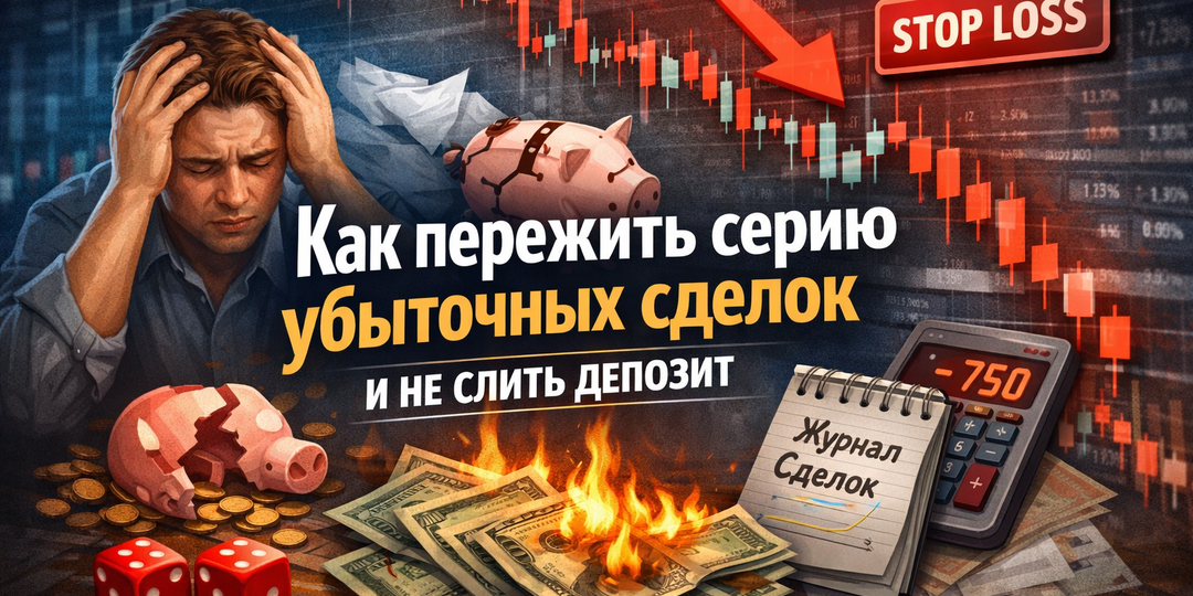Как пережить серию убыточных сделок и не слить депозит
