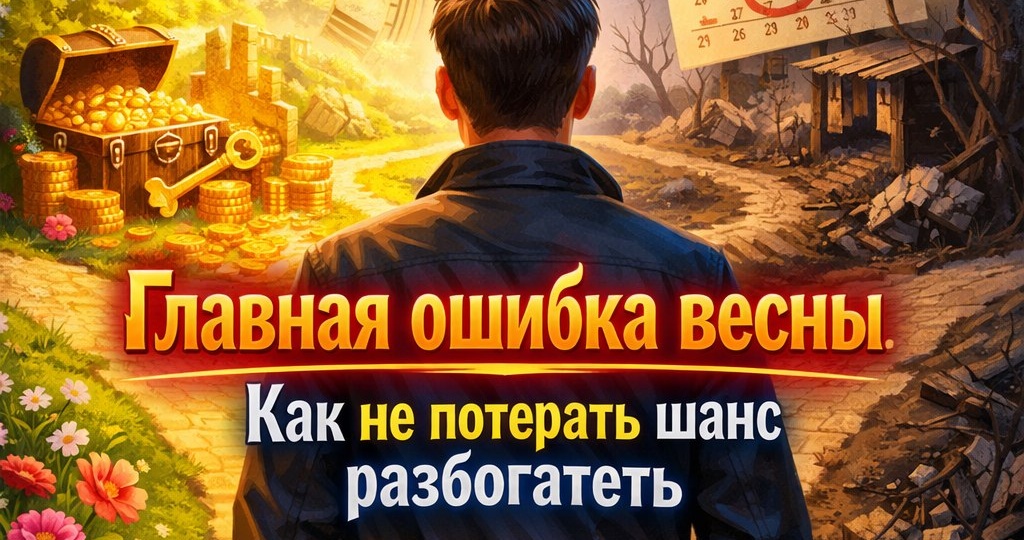 Главная ошибка весны — как не потерять шанс разбогатеть