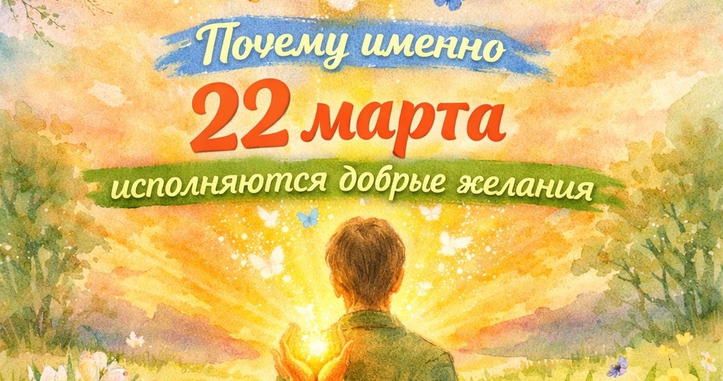 Почему именно 22 марта исполняются добрые желания