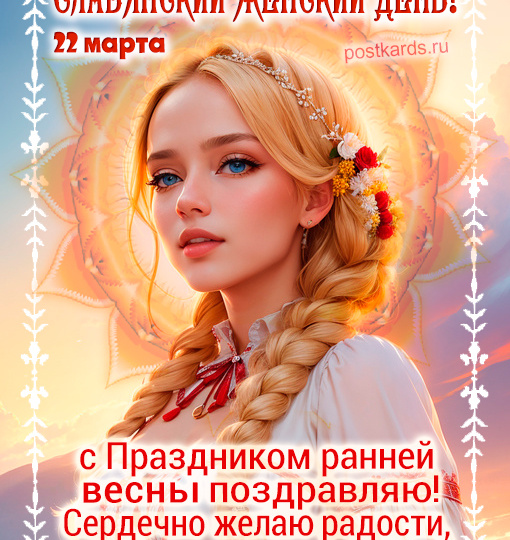 22 МАРТА: С ЖЕНСКИМ ДНЁМ, СЛАВЯНКИ! ПЕЧЁМ "ЖАВОРОНКОВ"!