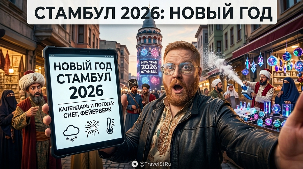 Новый год в Стамбуле 2026: как пройдет празднование и погода
