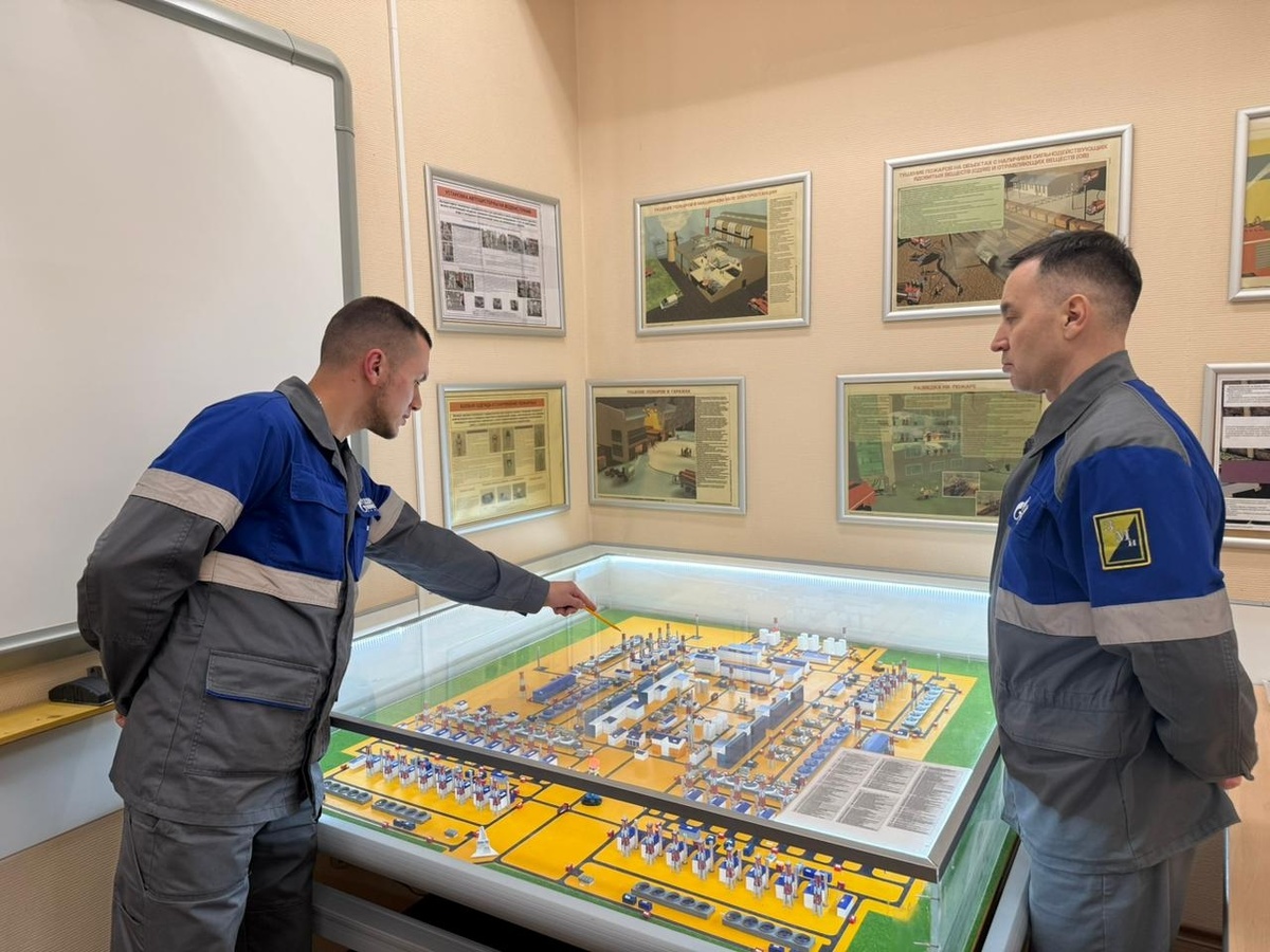 Макеты охраняемых объектов стали не просто учебным пособием, а важным инструментом повышения профессионализма пожарных на Бованенково