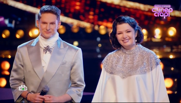 Алексей Елистратов, Ирина Шведова. Фото: кадр "Суперстар" (21.03.2026)