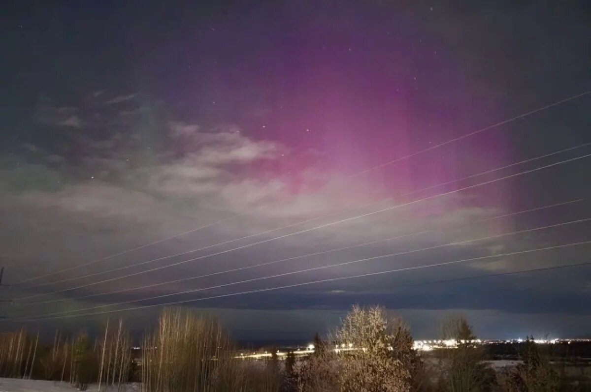    Сияние в районе Филейки