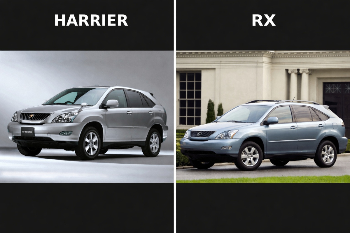    Toyota Harrier и Lexus RX. Фото mad4wheels.com