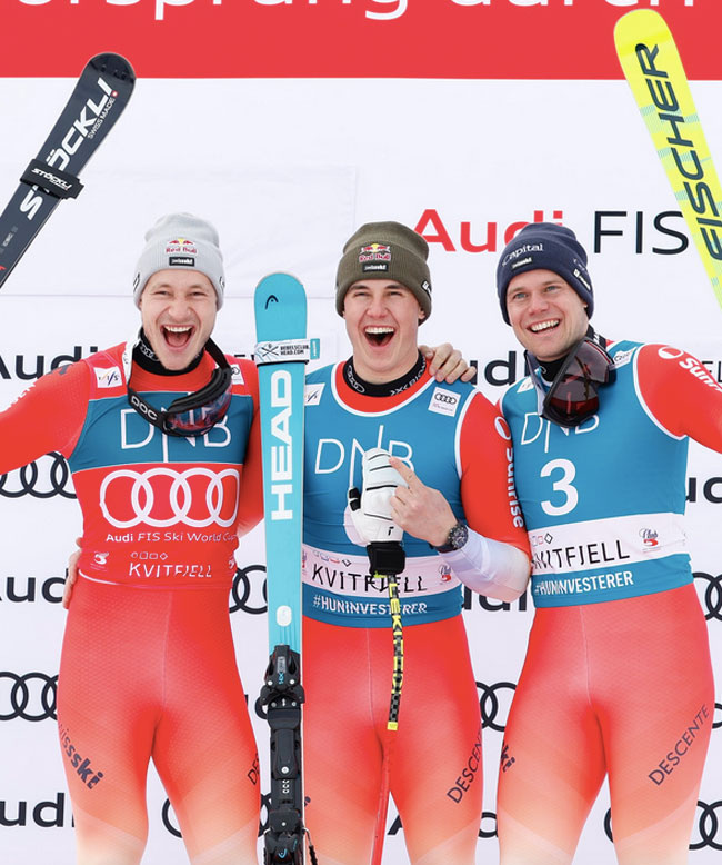 Таким был подиум в Квитфьелле год назад