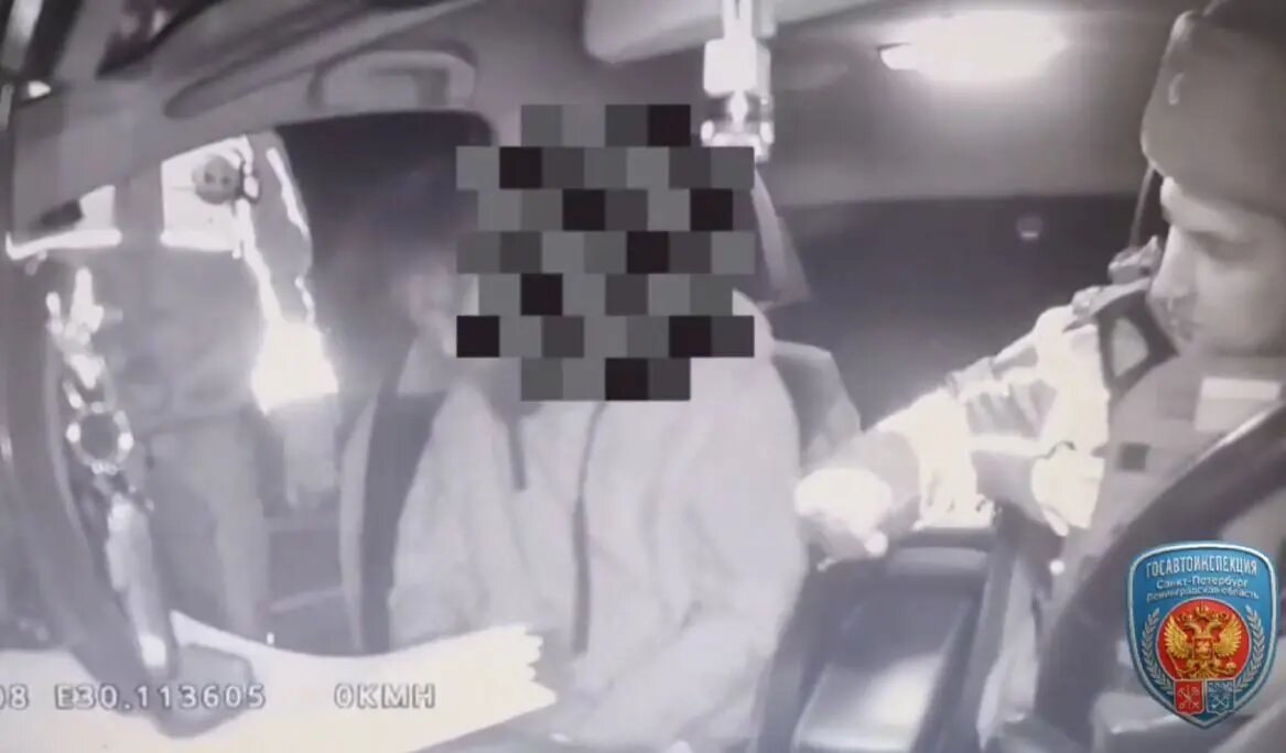    Фото: кадр видео пресс-службы ГАИ по Петербургу и Ленобласти