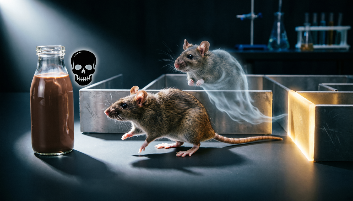 В MIT крыс научили поворачивать налево за шоколадным молоком, а потом подмешали в молоко хлорид лития, от которого животных тошнило, – но они всё равно бежали налево, потому что привычка оказалась сильнее отвращения. Старые пути не исчезают. Их можно только перекрыть новыми.