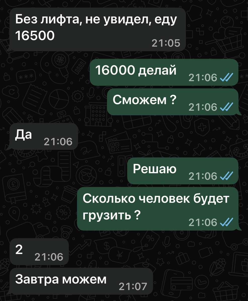 невнимательно читают заявки исполнители в чатах поэтому приходится каждому повторять условия !