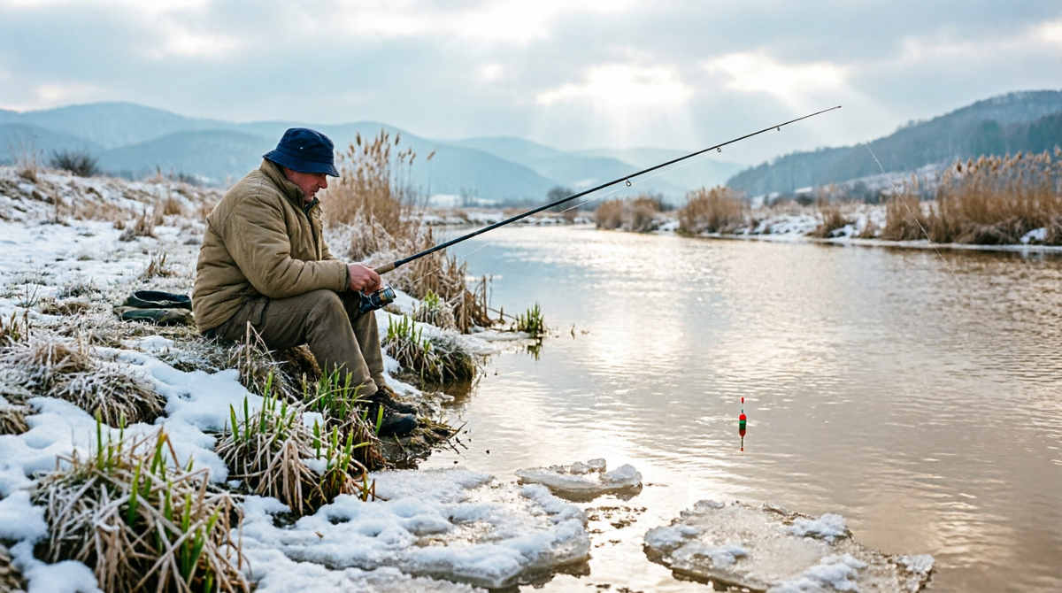 Рыбак весной
