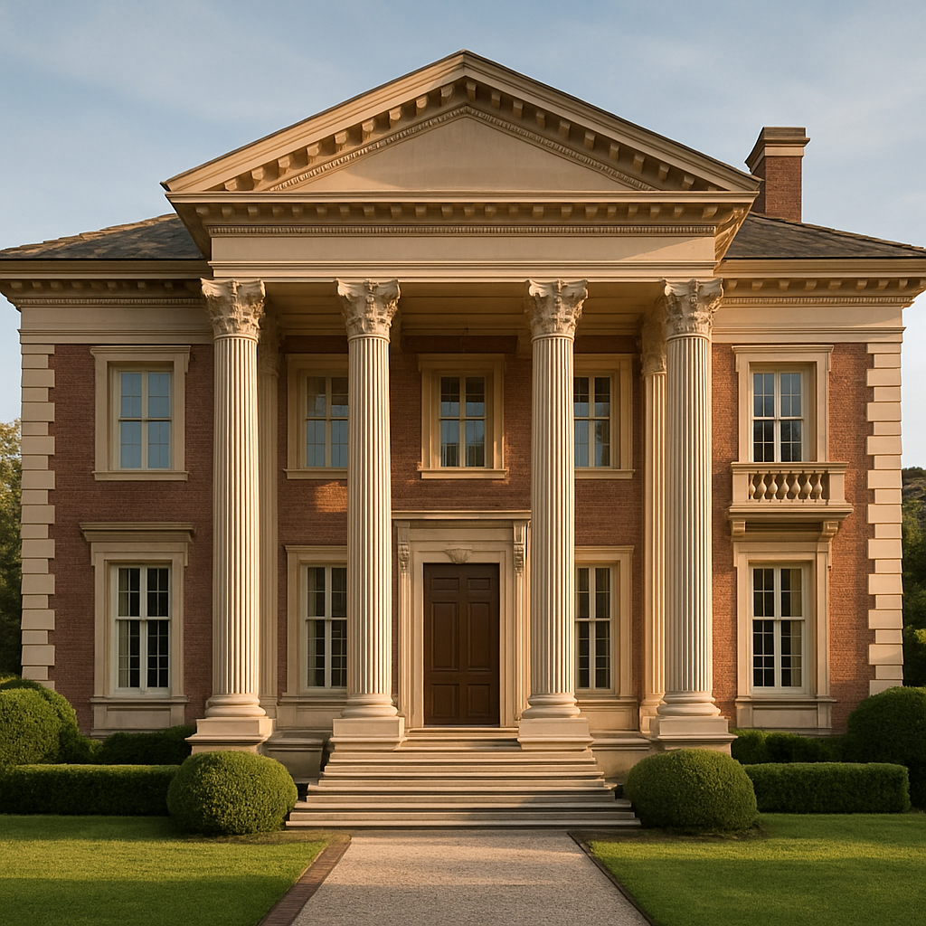 Пример дома в классическом стиле