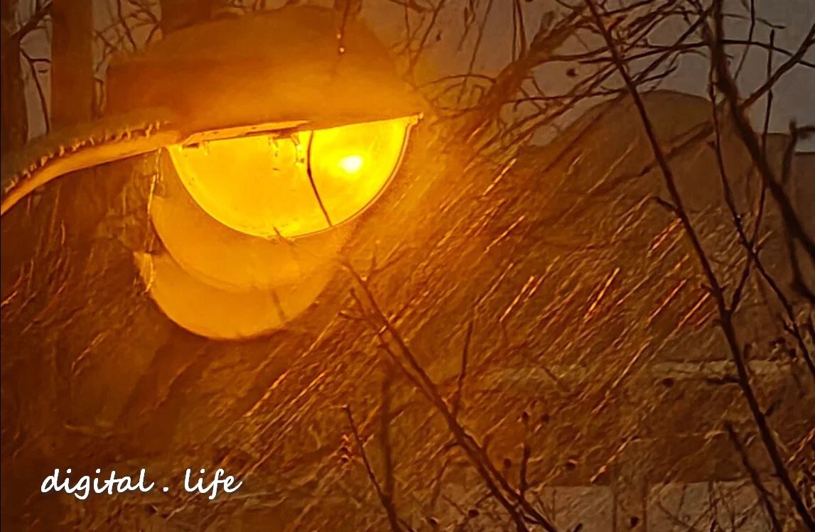 Вот такой кадр я поймала на днях - хотя был снег, выглядит как дождь )) Это маленькая графическая пауза