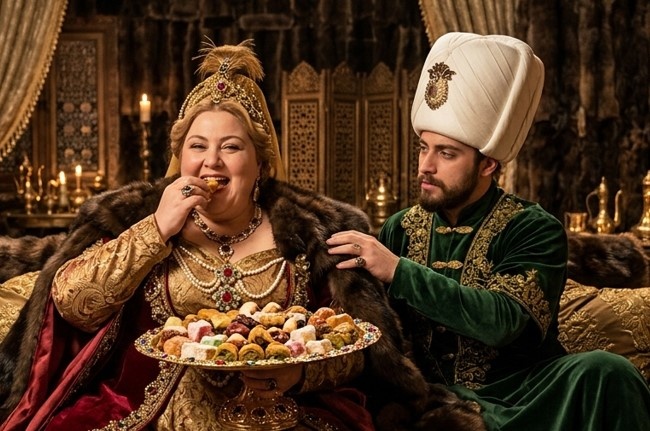 «Сахарный кусочек» весом в 150 кг! Безумные страсти султана Ибрагима I