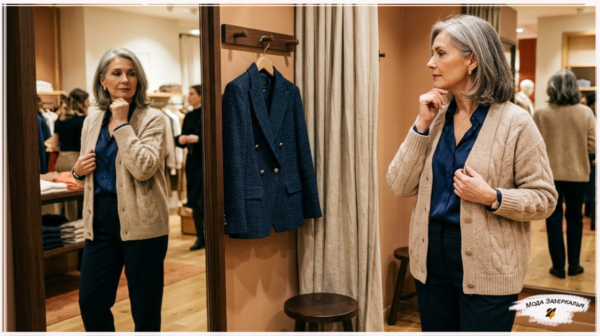 Женщина в примерочной