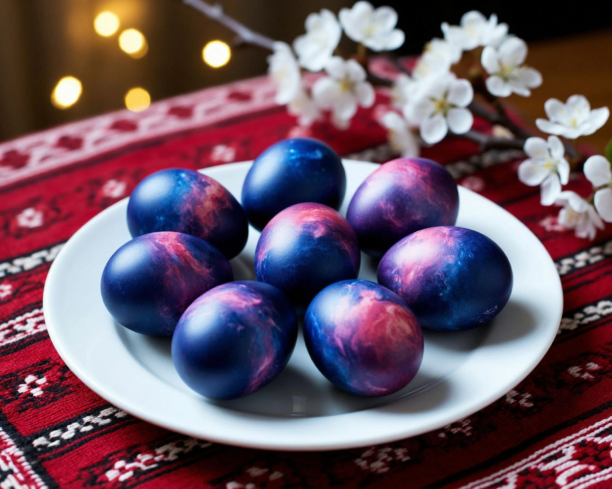 Яркие яйца на Пасху: красим чаем каркаде — простой и натуральный способ 🥚🌠 🍵