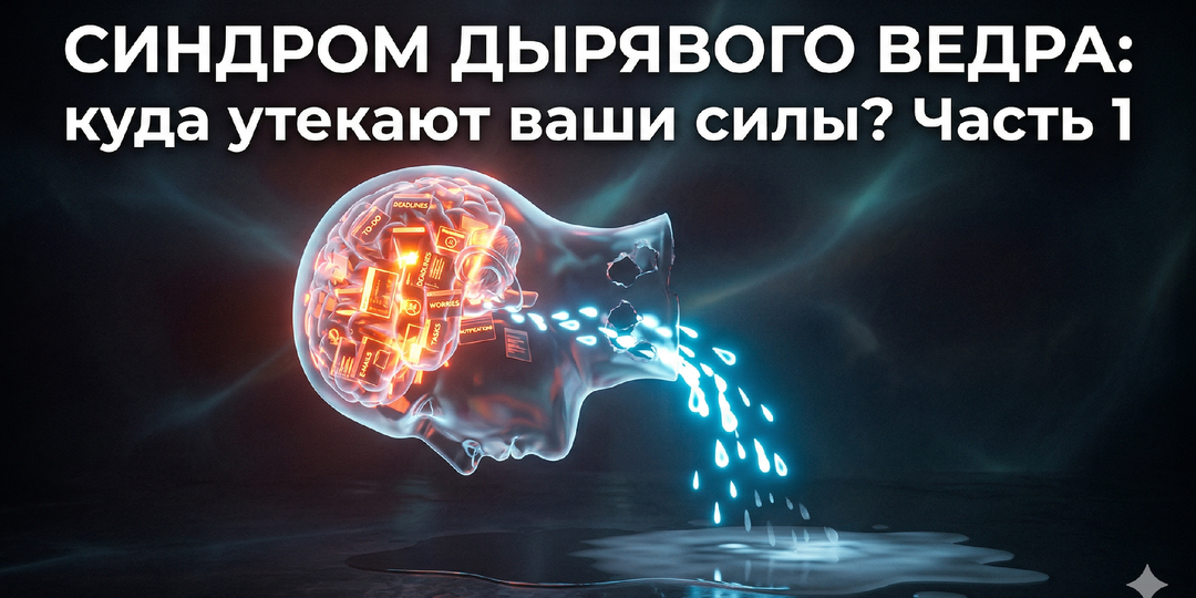 Синдром «дырявого ведра»: куда утекают ваши силы, если анализы в норме, а спите вы по 8 часов (Часть 1)