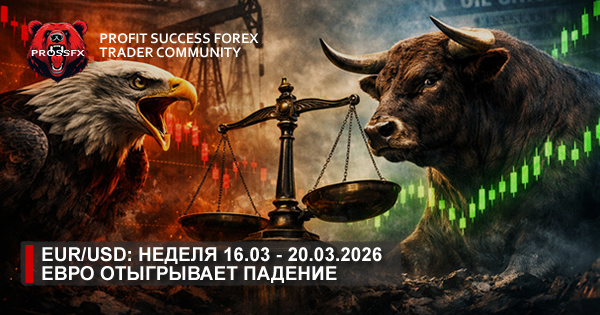 EURUSD неделя 16.03 - 20.03.2026: евро отыгрывает падение