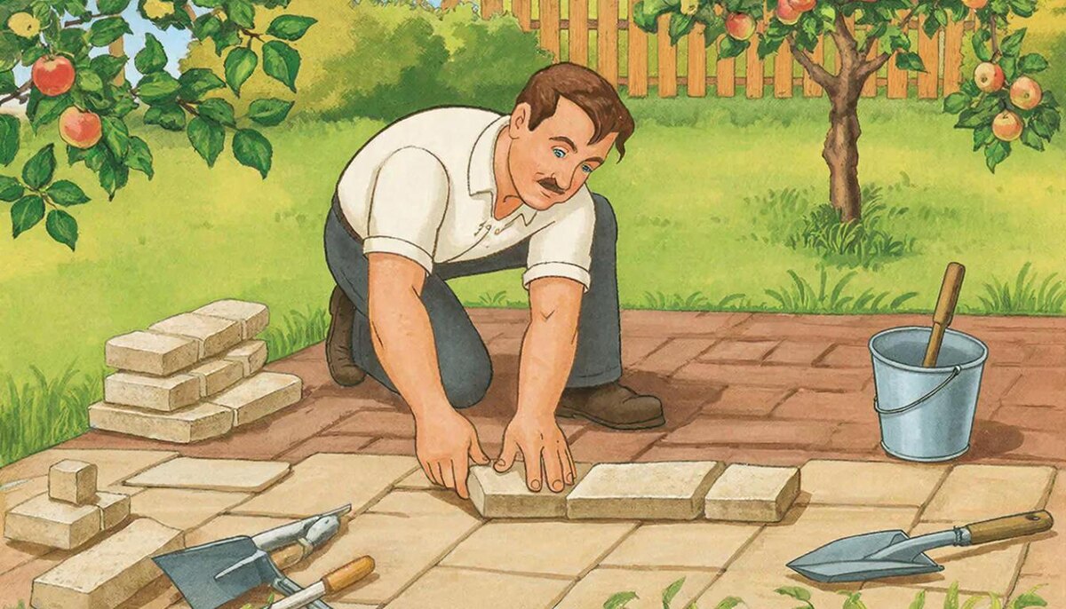 Сухая асбестоцементная смесь — это прочный и долговечный 
материал, который теоретически может применяться для укрепления садовых 
дорожек