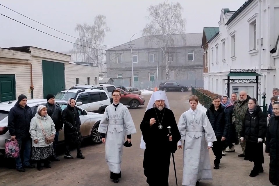    В Рязани проводили митрополита Марка молитвой и чаепитием. Фото: Рязанская епархия.