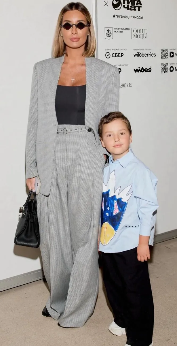 Кети Топурия с сыном