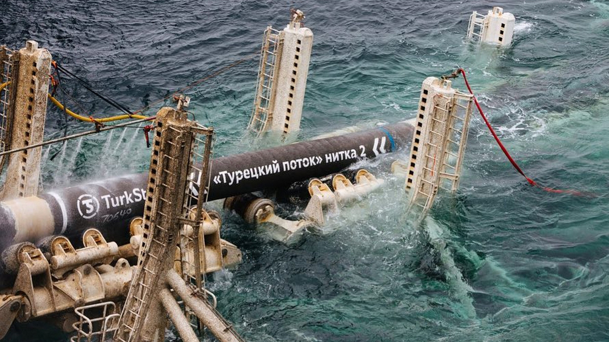    трупопровод Турецкий поток Черное море закладка GLP