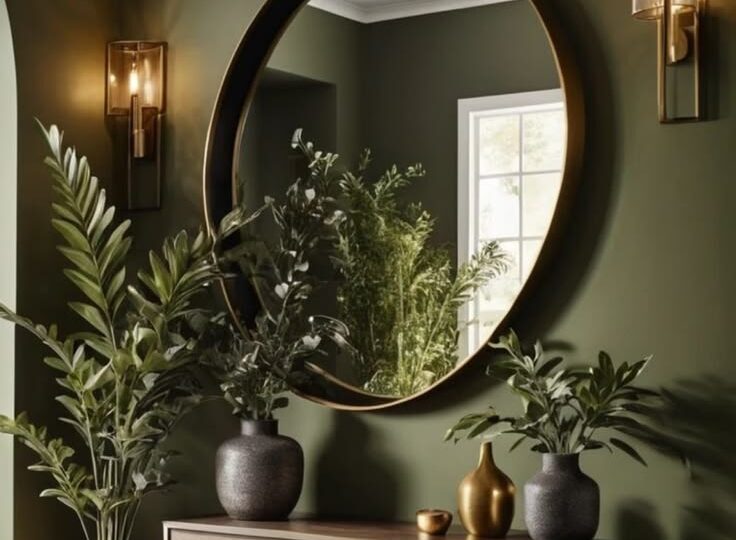 Зелёные оттенки в интерьере: тренды весны 2026 (от шалфея до лайма).