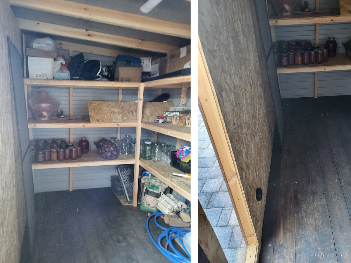 Второй пример фото от покупателя нашего хозблока