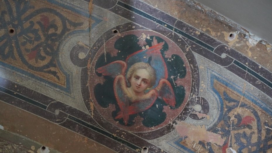    Живопись в церкви Елизаветинской богадельни на 3-й линии Васильевского острова Автор фото: Пресс-служба Смольного