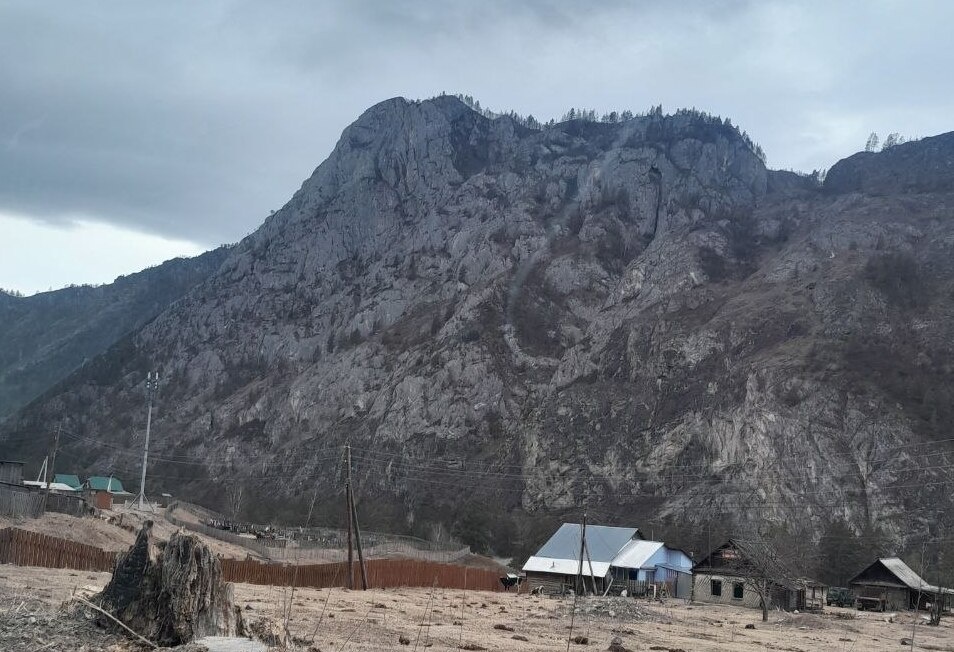 Республика Алтай, домики в горах