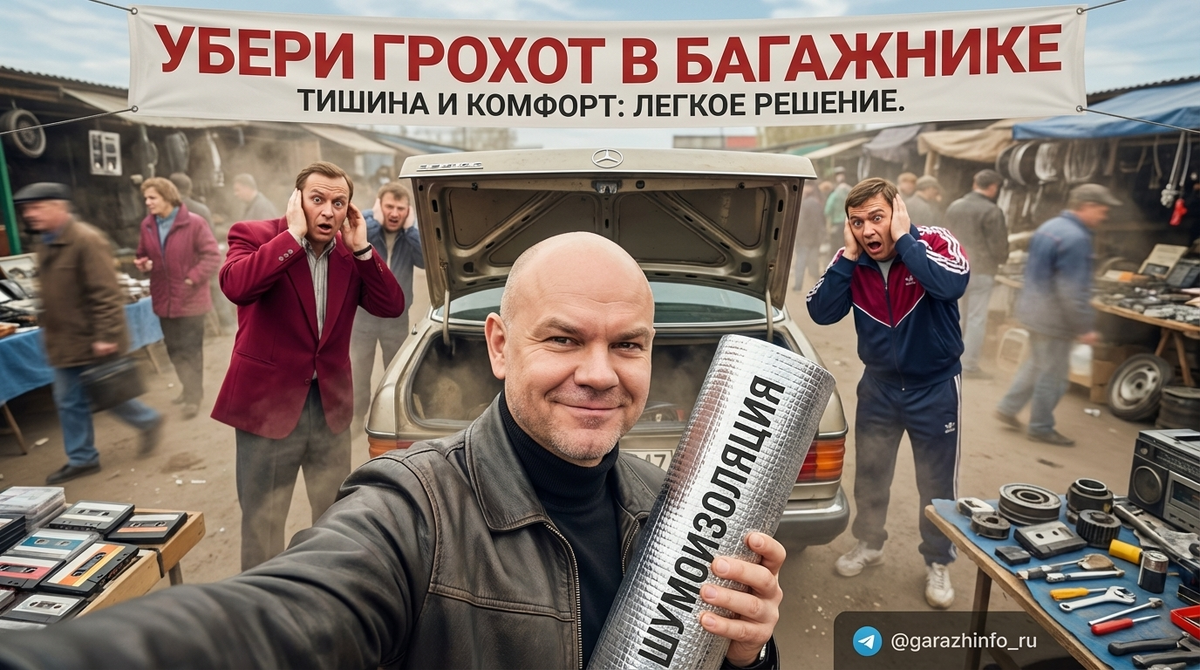    Виброизоляция багажника поможет добиться тишины в вашем авто. Zero8