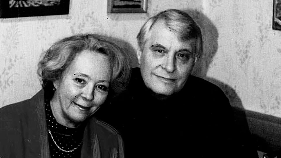 Олег Басилашвили и Галина Мшанская