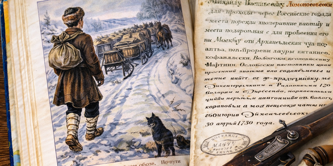 Главный миф о Ломоносове: он не шёл пешком в Москву