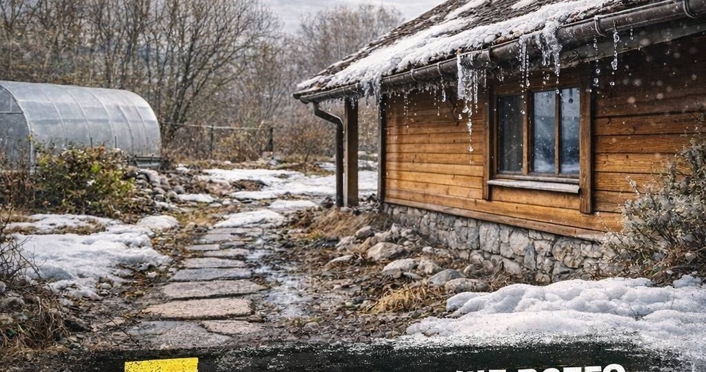 Весной участок выглядит нормально… пока не начнёшь внимательно смотреть