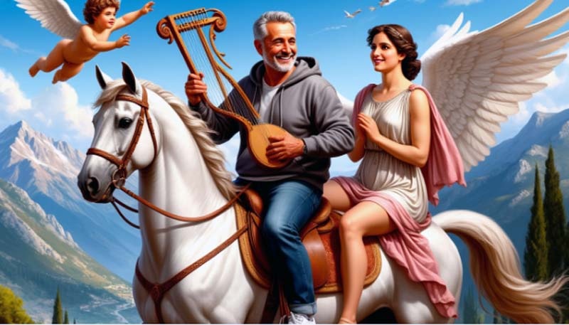 «Муза капризная в  тунике тонкой / Вдруг рассмеялась счастливой девчонкой...» (с)