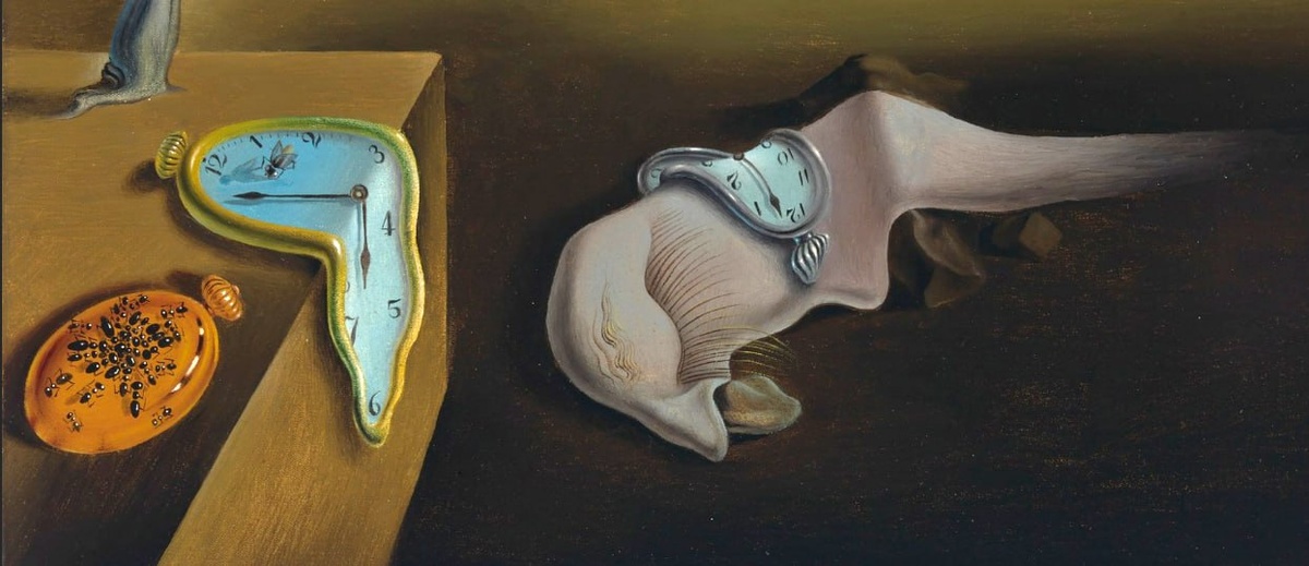 Фрагмент картины Сальвадора Дали «Постоянство памяти», 1931 г.