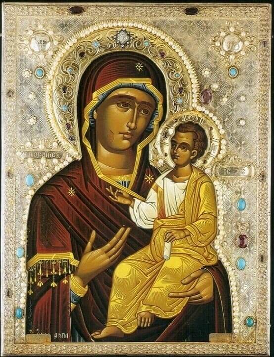 Монреальская мироточивая Иверская икона Божией Матери 