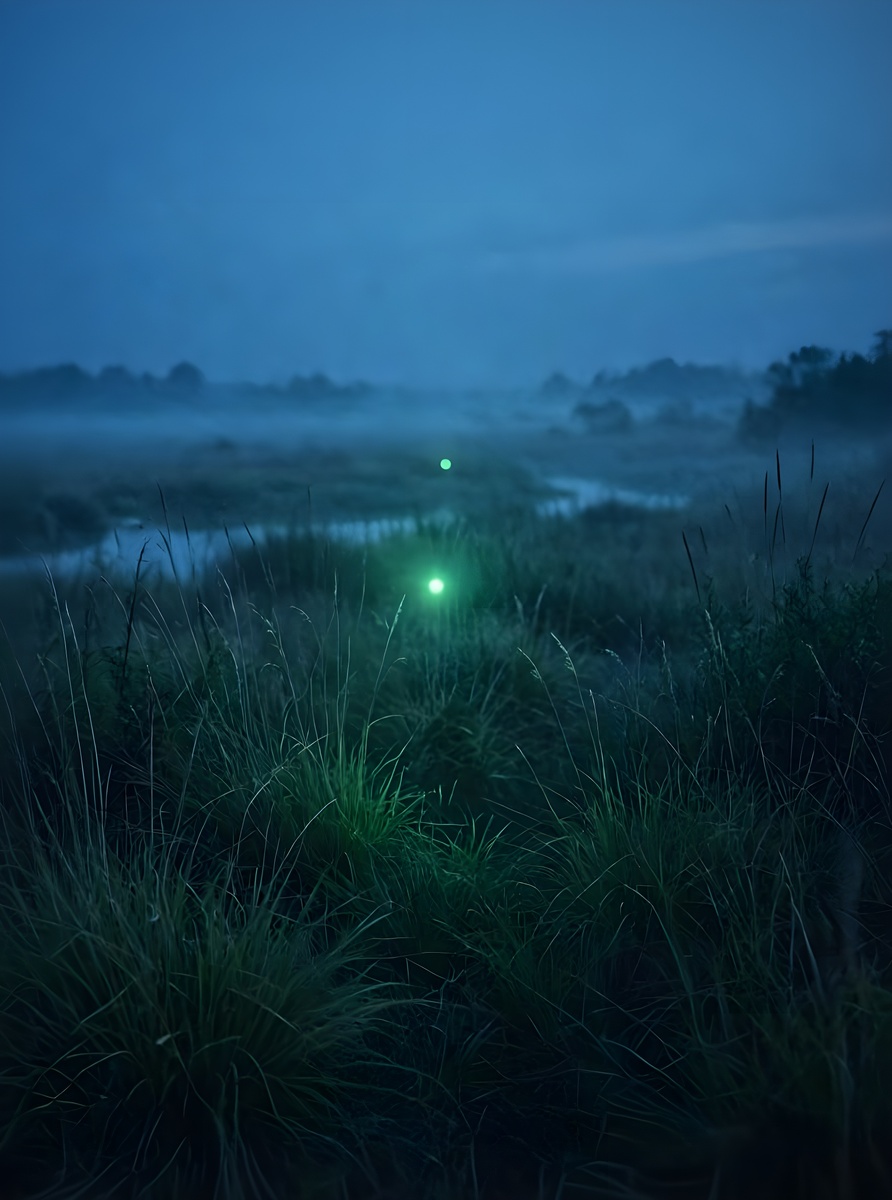 Над топями. Иллюстрация создана с помощью нейросетей StableDiffusion и Flux Kontext Dev и редактора Photoshop.