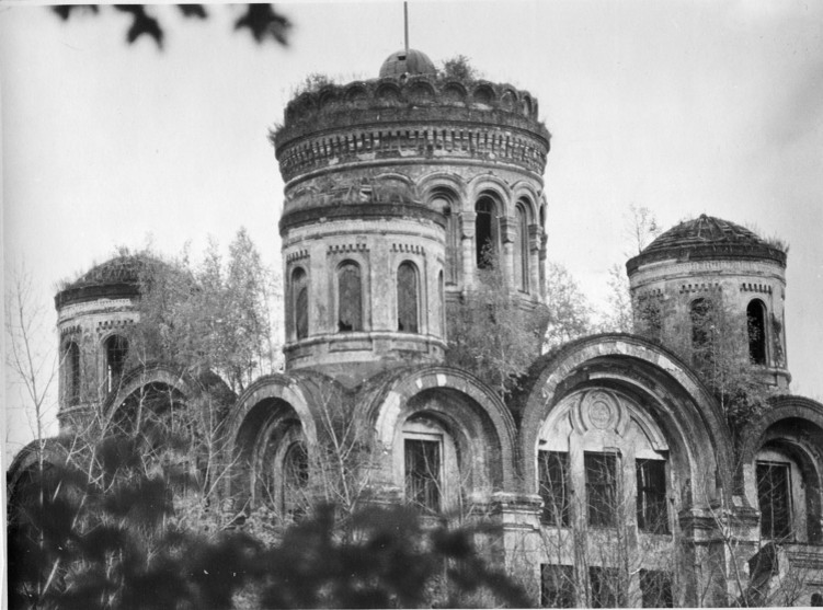 Спасо Преображенский собор на момент начала работ по восстановлению 