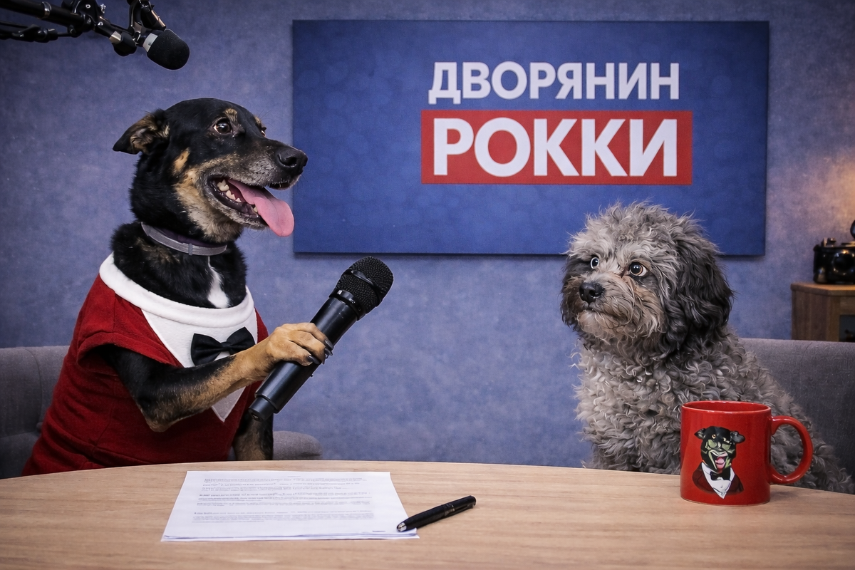 Знакомьтесь, это Чарли! Самый юный пес у меня на интервью!