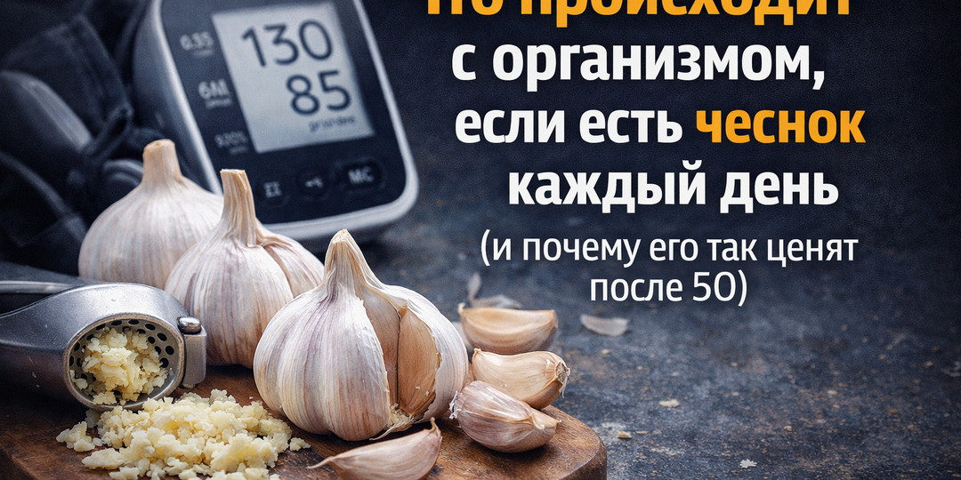Что происходит с организмом, если есть чеснок каждый день?