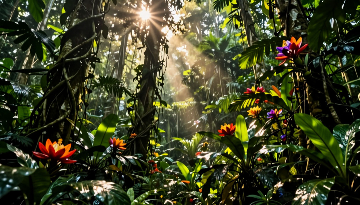 Иллюстрация леса Амазонии