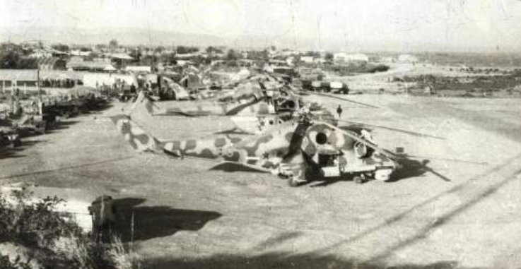 Ударная сила авиации ПВ КГБ СССР в Афганистане - вертолеты Ми-24 ("крокодилы")